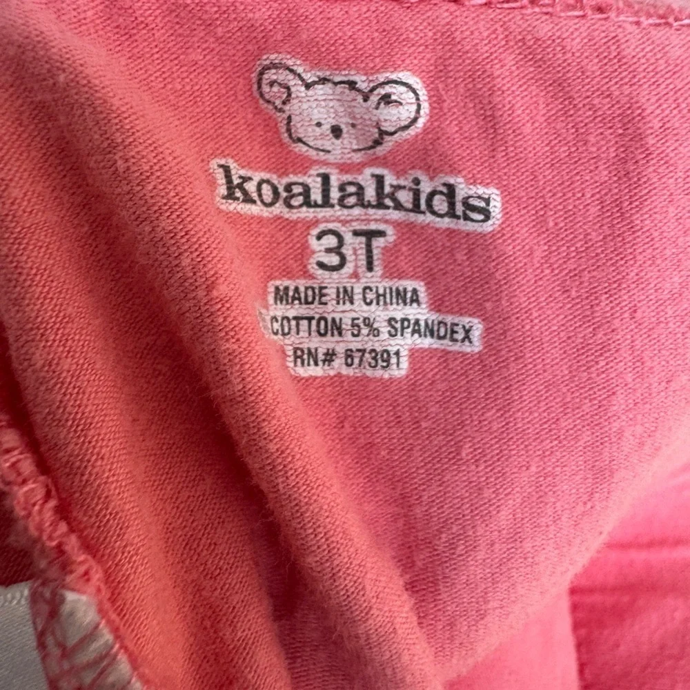 Koala Kids 3T Girls Vibrant Pink Leggings Pants